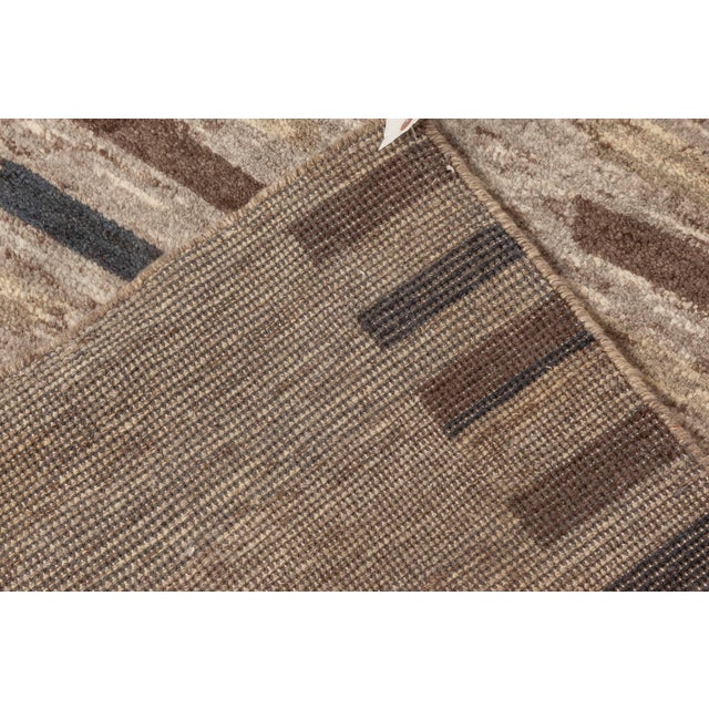 Contemporary Abstract Design Handmade Wool Rug by Doris Leslie Blau For Sale In New York - Image 6 of 6