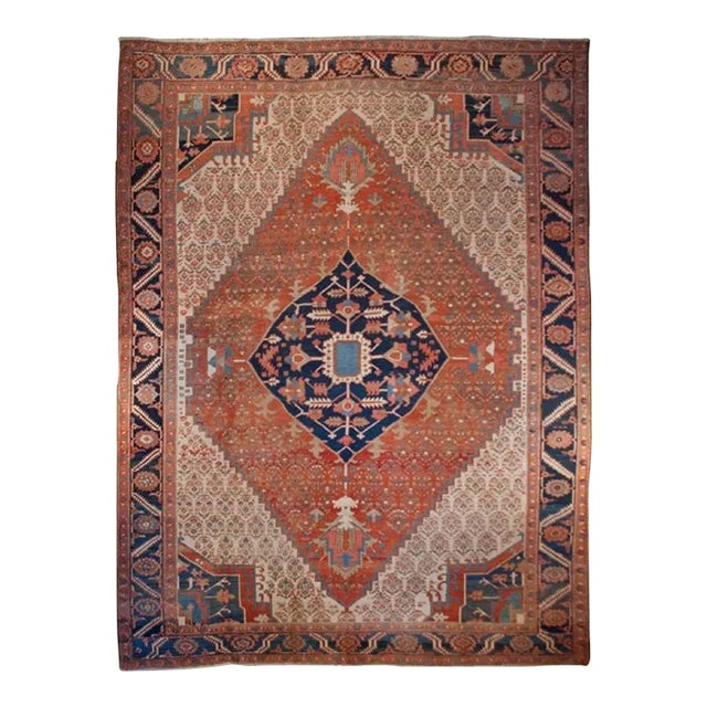19th Century Bakhshayesh Rug For Sale