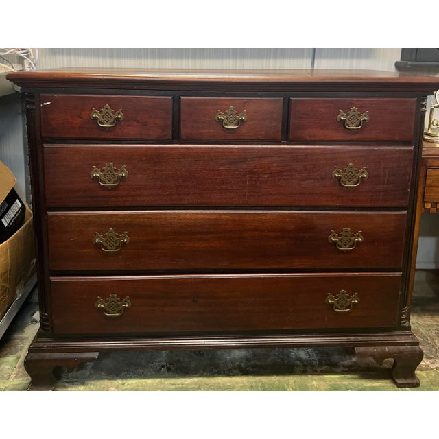 1940s Kling Furniture 3 Over 3 Dresser For Sale - Image 13 of 13
