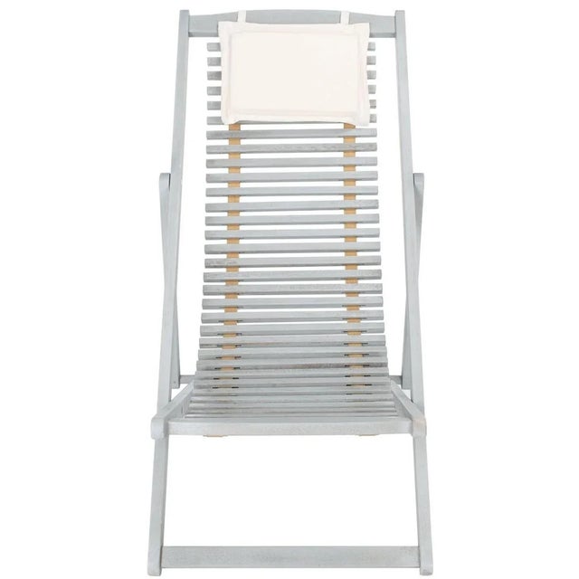 Rendi Relax Chair With Pillow, Set of 2 - Gray/Beige For Sale - Image 10 of 12