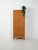 Restored single rolling shutter filing cabinet in solid elm wood, complete with all its original interior drawers. The...