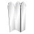 Hollywood Regency Three-Panel Mirrored Folding Screen For Sale
