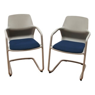 Set of Metrick Office Armchairs by Wilk from Wilkhahn For Sale