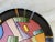 1980s 1980s Postmodern Geometric Abstract Hand-Painted Ceramic Wall Plate/ Sold For Sale - Image 5 of 9