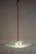 Mid-Century Modern Italian Decorative Glass Double Disc Pendant Lamp, 1950s For Sale - Image 3 of 15