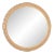 Pelicano Rattan Large Round Mirror For Sale