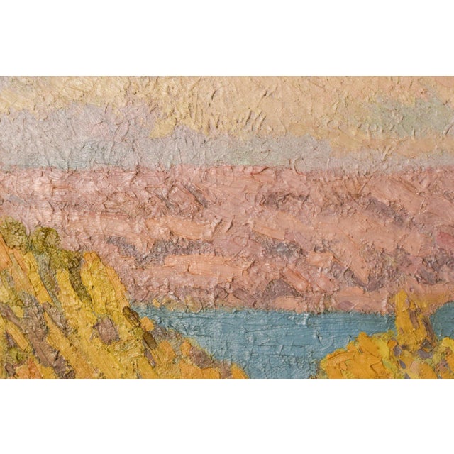 Blue Magi Oliver Bosch, Impressionist Landscape, Oil on Canvas, Framed For Sale - Image 8 of 18