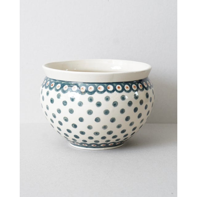 1970s Polish Ceramic Pots from Boleslawiec, 1970s, Set of 2 For Sale - Image 5 of 7