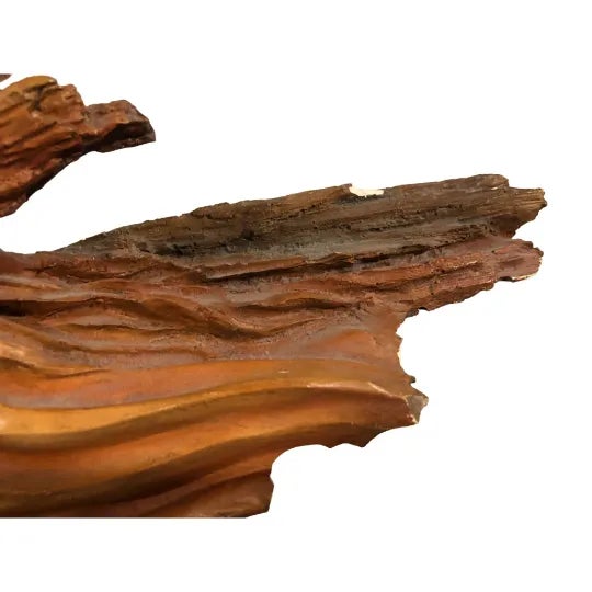 Folk Art Vintage 1989 Stephen Herrero Rare Faux Wood Folk Figurines Statue Willow For Sale - Image 3 of 7