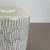 Vintage White Zig Zag Fat Lava Ceramic Vase from Ilkra Ceramics, 1970s For Sale - Image 6 of 18