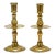 Belgian 18th Century Brass Candlesticks - A Pair For Sale