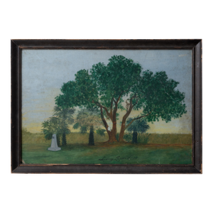 Sidney Lanier Oak, Brunswick, Georgia Painting, 1930s
