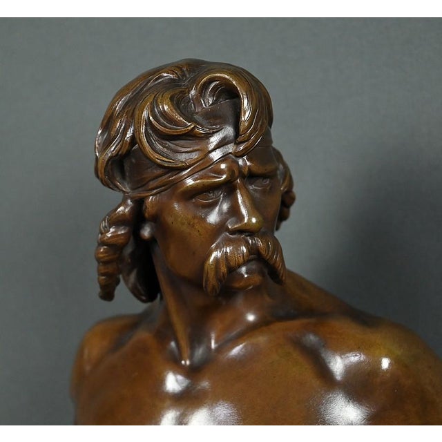 Metal Boisseau, The Defense of the Hearth, Late 19th Century, Bronze For Sale - Image 7 of 18