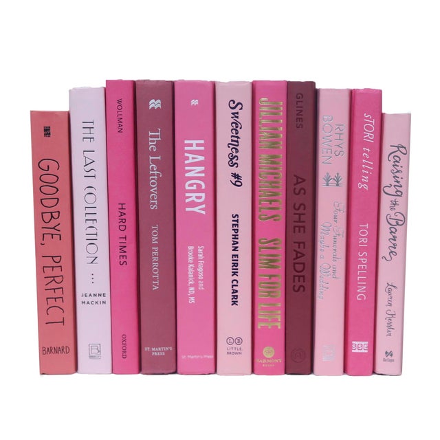Modern Decorative Books - Pink Book Bundle - 1 Foot of Pink Books For Sale - Image 3 of 3