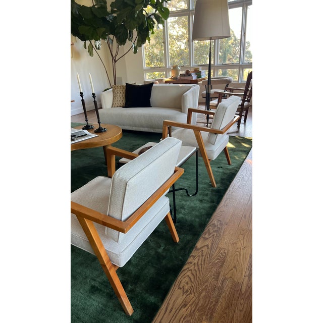 Italian Pair of Franco Albini Chairs, Italian, Model 49, Circa 1952 For Sale - Image 3 of 8