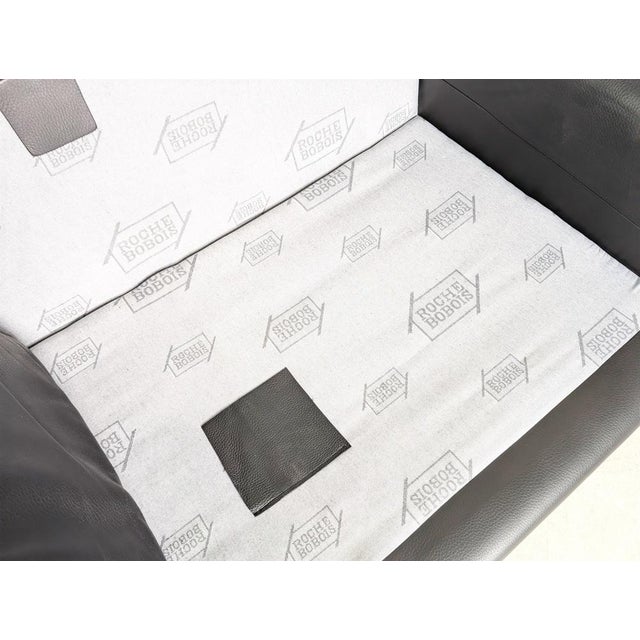 Vintage Leather 2-Seater Sofa from Roche Bobois For Sale - Image 10 of 11