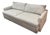 Crate & Barrel Lounge Sofa, 93" Taft Cement For Sale