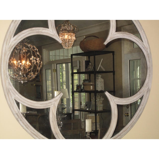 Gothic Restoration Hardware 54” Mirror For Sale - Image 3 of 4