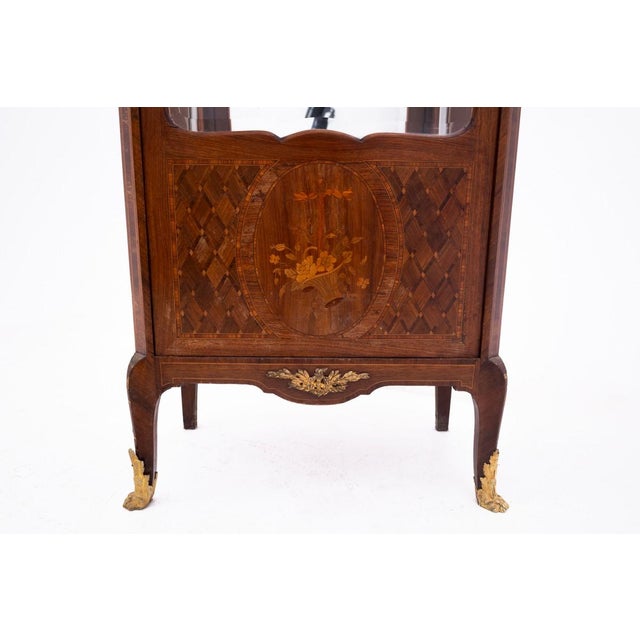 Metal Antique French Display Cabinet, 1880 For Sale - Image 7 of 9