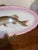 Antique Fish Platter ServeWare . Victorian Porcelain Fish Platter With a Hand-Painted Muskellunge, Circa 1891. 24.5” For Sale In Miami - Image 6 of 12