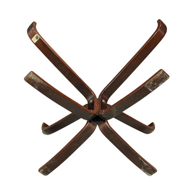 Vatne Møbler 1960s Norwegian Falcon Tables by Sigurd Russell for Vatne Mobler- A Pair For Sale - Image 4 of 5