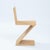 Set of Zigzag Chairs in Elmwood attributed to Gerrit Thomas Rietveld for Rietveld, 1990s For Sale - Image 5 of 18