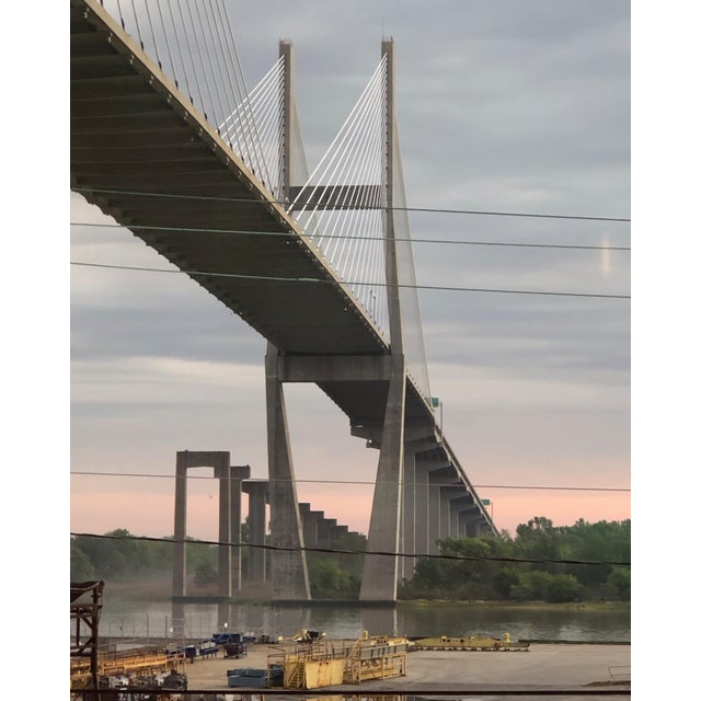 Modern Under the Talmadge Bridge, 6–8 Am by Kathleen Varadi, 2019 For Sale - Image 3 of 10