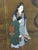 Japanese Vintage Japanese Four-Panel Byōbu Screen Female Figures in a Garden Scene For Sale - Image 3 of 18