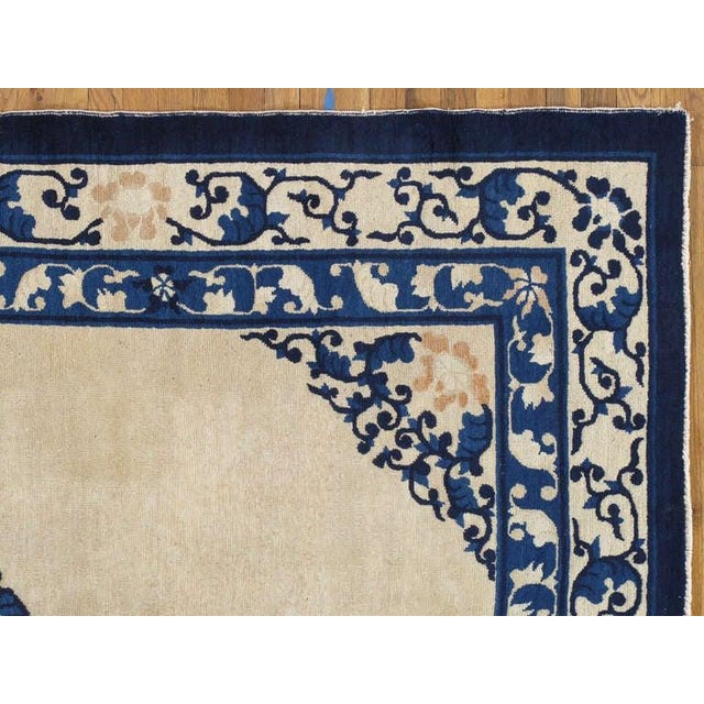 Antique Chinese Carpet For Sale - Image 4 of 5