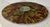 Late 20th-Century Verre Eglomisé-Style Reverse Painted Ribbed Glass Wall Mirror For Sale - Image 15 of 18