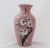 1980s Vintage Pink Pottery Vase For Sale - Image 5 of 5