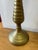 Mid-Century Modern 1920s Pair of Moroccan Large Solid Brass Candlesticks For Sale - Image 3 of 9