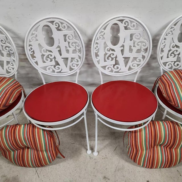 Arthur Umanoff Arthur Umanoff Iron Love Chairs 1960s For Sale - Image 4 of 12