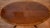 1940s English Regency Style Walnut Banded Satinwood Oval Top Coffee Table For Sale - Image 12 of 14