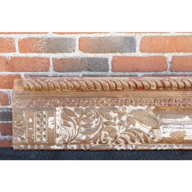 1840's Indian Pondicherry Floral & Elephant Carved Beam Chairish