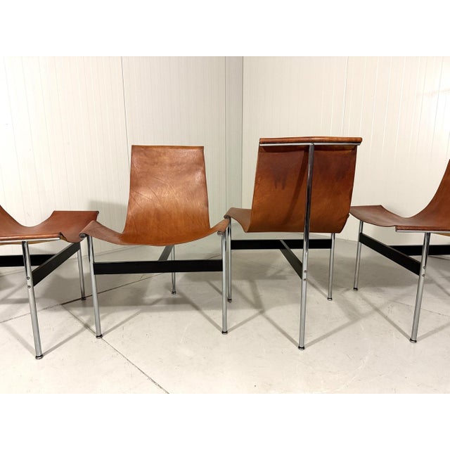 T-Chairs by Katavolos, Kelley and Littell for ICF De Padova, Italy, 1950s, Set of 6 For Sale - Image 11 of 18