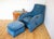 Textile Set of Art Deco Style Loge Lounge Chair and Ottoman by Gerard van den Berg for Montis, 1980s For Sale - Image 7 of 18