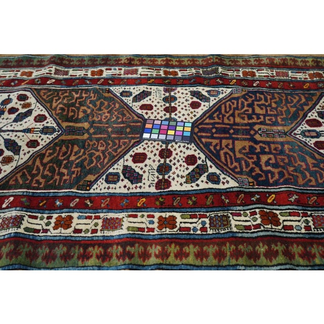 Late 18th Century Antique Bakshayesh Runner 3'8'' x 13'7'' For Sale - Image 10 of 10