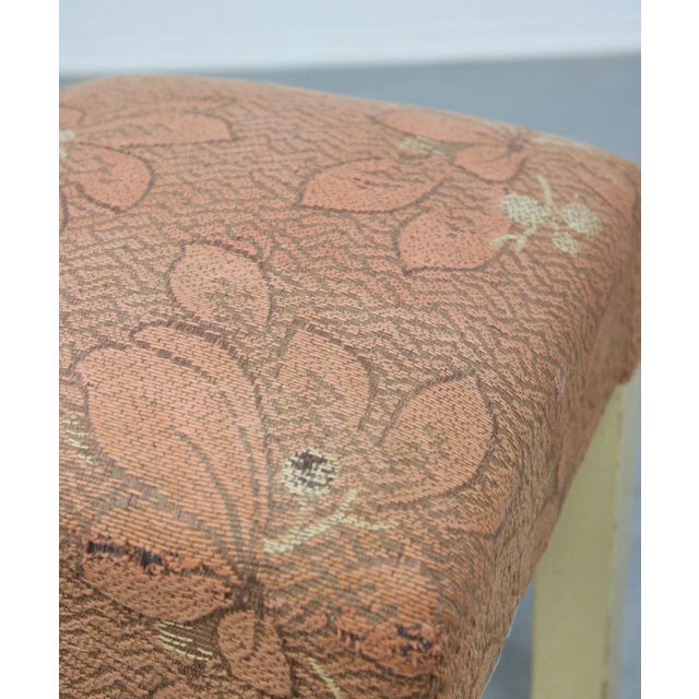 Beige Mid-Century Salmon Stool For Sale - Image 8 of 9