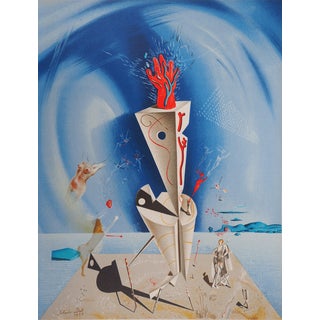 Salvador Dali, Appareil surréaliste et main, Lithograph For Sale