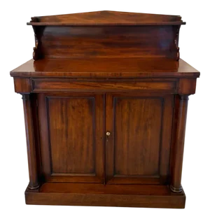Antique Regency Figured Mahogany Sideboard, 1835