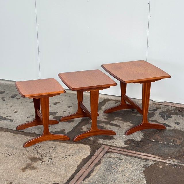 Vintage Nesting Tables, 1960s, Set of 3 For Sale - Image 11 of 13