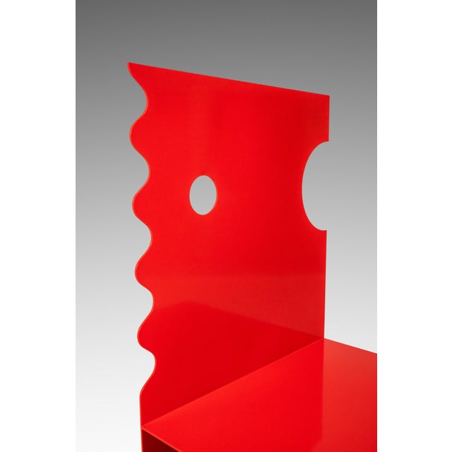 Postmodern Abstract "Pac" (Playful Accent Chair) by Mark Leblanc for Leblanc Studios, Usa, C. 2026 For Sale - Image 17 of 18