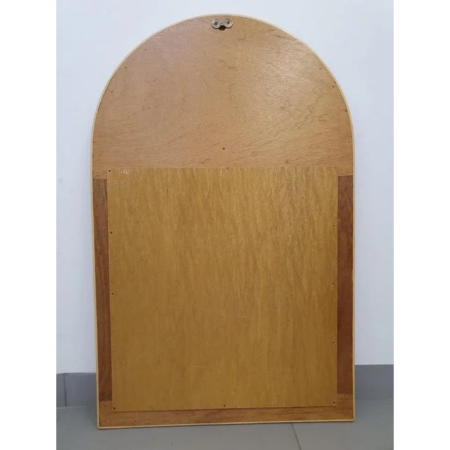 Italian Rattan Arch Mirror, 1970s For Sale - Image 8 of 9