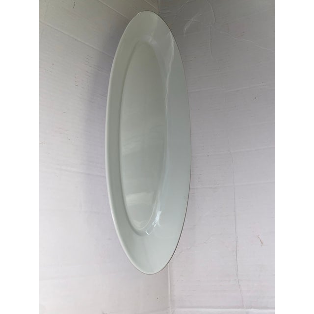 White Vintage Pillivuyt Grandmillennial French Porcelain Salmon Platter For Sale - Image 8 of 9