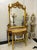 Elevate your home with timeless European elegance through this breathtaking French-style console table and matching mirror...