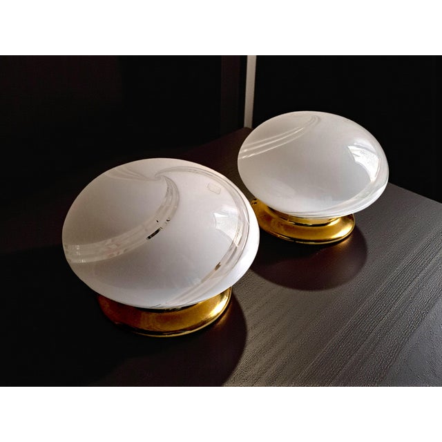 Murano Glass Table Lamps from Manifattura Di Murano, 1970s, Set of 2 For Sale - Image 10 of 10