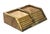 Signed Karl Springer Marble and Brass Coasters With Caddy For Sale In Miami - Image 6 of 10