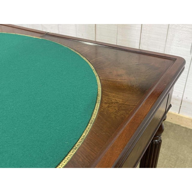 19th Century Louis Philippe Mahogany Games Table For Sale - Image 10 of 14