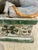 Vintage Famille Verte Chinoiserie Porcelain Foo Dog Guardian Lion With Ball For Sale - Image 9 of 12